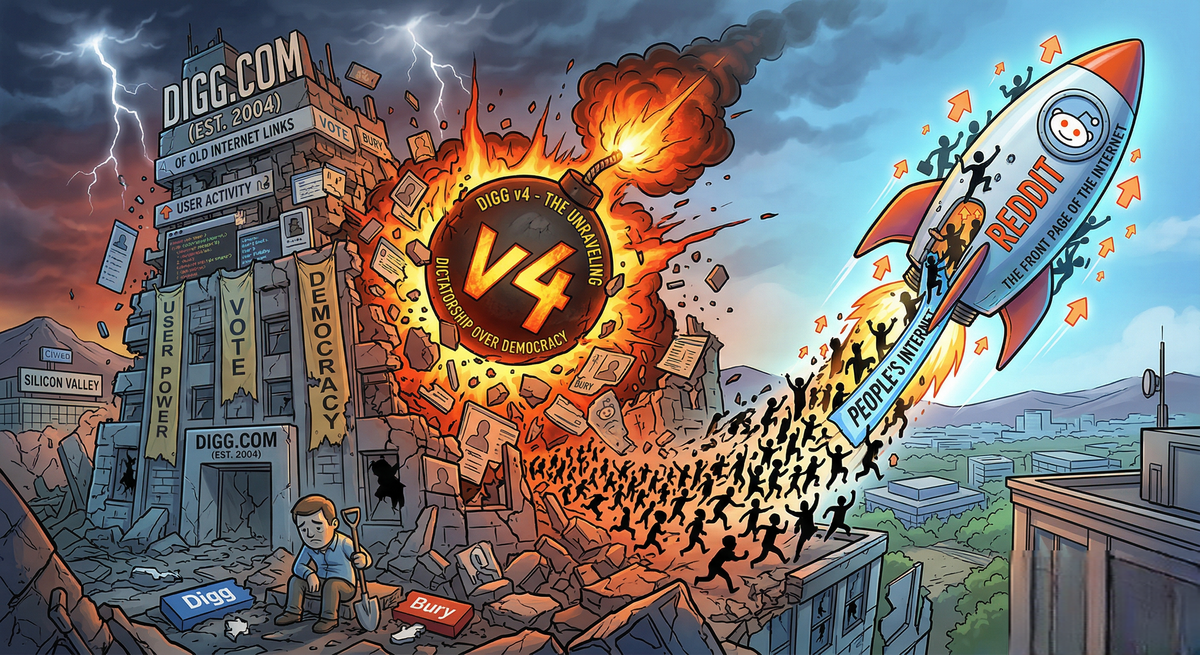 تراجيديا تحديث الاصدار الرابع وكيف تحول ملك الإنترنت إلى شبح؟  - عدد #17